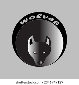 design vector graphic off wolves logo, perfect for your logo design and others