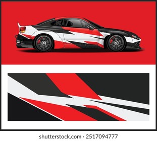 design vector Graphics,  vehicle vinyl wrap sport car