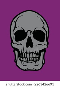 design vector head skull illustration