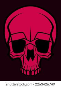 design vector head skull illustration