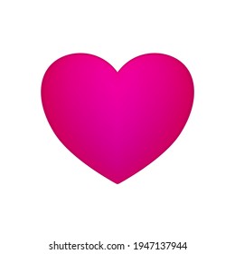 diseño vectorial icono corazón mínimo