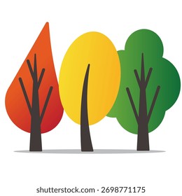 Design - Ícone De Vetor Folha. Simples e elegante. paisagem de outono