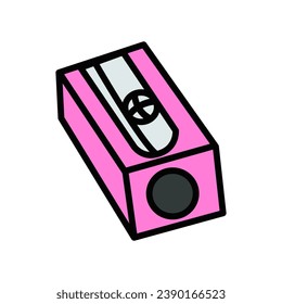 Design vector icon sharpener on happy teachers day,. Illustration