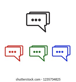 Design Vector icons chat