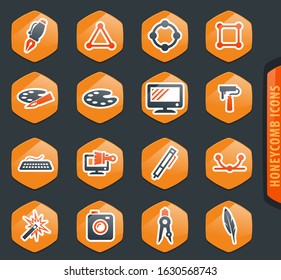 Design vector icons for user interface design