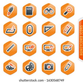 Design vector icons for user interface design