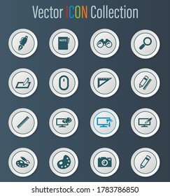 Design vector icons for user interface design