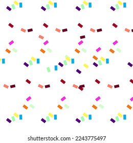 Design vector illustration abstract pattern background of square colorfull