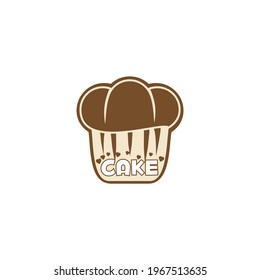 design vector illustration of the bakery and cake logo.