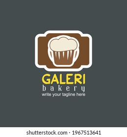 Design, Vektorgrafik der Bäckerei und Kuchen Logo.