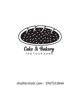 design vector illustration of the bakery and cake logo.