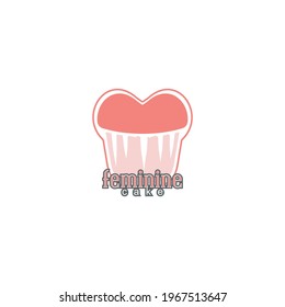 design vector illustration of the bakery and cake logo.