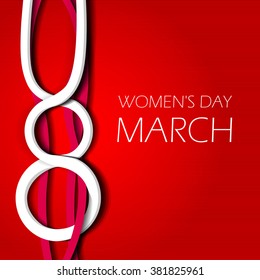Design vector illustration celebratory Women's Day