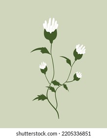 design vector illustration of flower beautiful