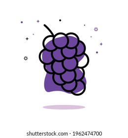 Design Vector Illustration of Grape