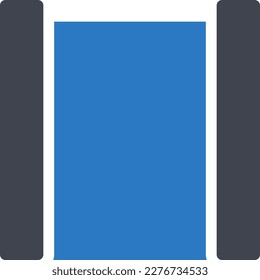 ilustración del vector de diseño en un fondo transparente. Símbolos de calidad superior. Iconos vectoriales de glifos para diseño de conceptos y gráficos. 
