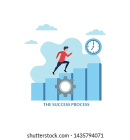 Design vector illustration Success in Your Life and Business