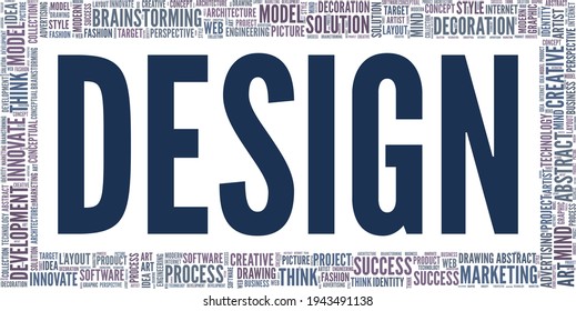 Design vector illustration word cloud isolated on a white background.