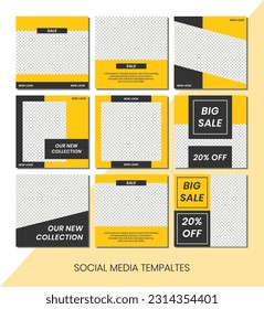 Design Vector and Ilustration Social Media Post Template for Store Promotion.