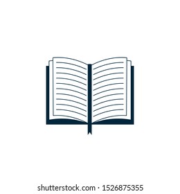 Design vector learn icon symbol of education on white background