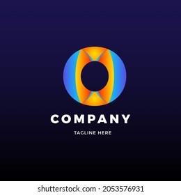 Design Vector letter Logos gradation collor