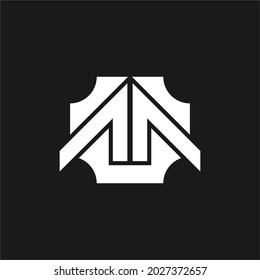 Design vector logo arrow or aa