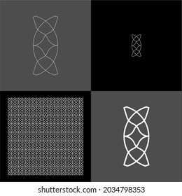 Design vector logo, background, pattern monogram beautiful, minimalist, elegant, beautiful, modern, cool, general 