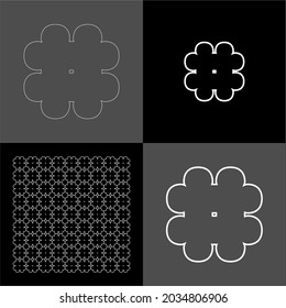 Design vector logo, background, pattern monogram beautiful, minimalist, elegant, beautiful, modern, cool, general 