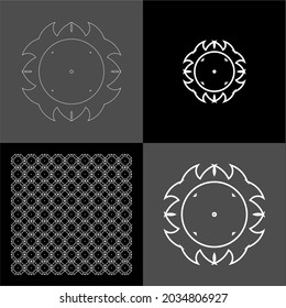 Design vector logo, background, pattern monogram beautiful, minimalist, elegant, beautiful, modern, cool, general 