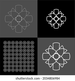 Design vector logo, background, pattern monogram beautiful, minimalist, elegant, beautiful, modern, cool, general 