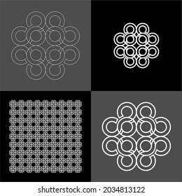 Design vector logo, background, pattern monogram beautiful, minimalist, elegant, beautiful, modern, cool, general 