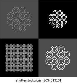 Design vector logo, background, pattern monogram beautiful, minimalist, elegant, beautiful, modern, cool, general 