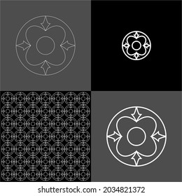 Design vector logo, background, pattern monogram beautiful, minimalist, elegant, beautiful, modern, cool, general 