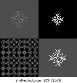 Design vector logo, background, pattern monogram beautiful, minimalist, elegant, beautiful, modern, cool, general 