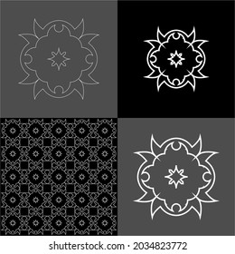 Design vector logo, background, pattern monogram beautiful, minimalist, elegant, beautiful, modern, cool, general 