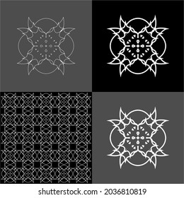 Design vector logo, background, pattern monogram beautiful, minimalist, elegant, beautiful, modern, cool, general 