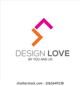 Design vector logo . Decoration logo. Interiors emblem. Interior design logo. Design line label. Fashion line sign (symbol, icon)