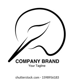 Design vector logo paint brush