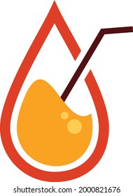Design der Vektorkarte und saftig gesund 