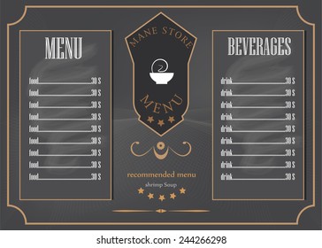 Design Vector For Menu