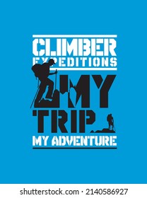 design vector my trip my adventure