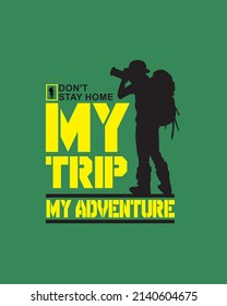 design vector my trip my adventure