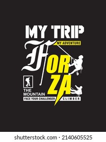 design vector my trip my adventure