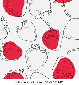 Design Vector Pattern Seamless Fruits