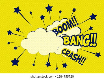 Design vector pop art style fighting