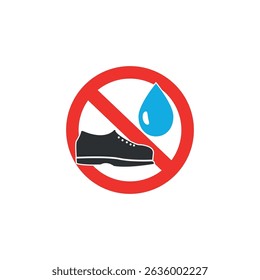 The design vector is prohibited from washing shoes, shoes should not be exposed to water.