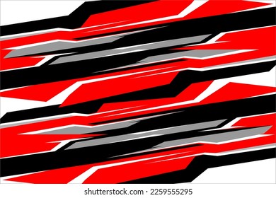 design vector racing background with a unique striped pattern a blend of bright colors such as red, black, gray and white. perfect for your racing design
