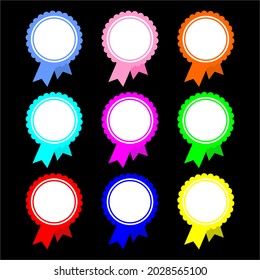 Juego de vectores de lazo vectorial de diseño