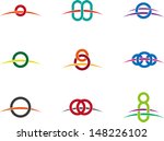 Design vector round logo template. "o", "Q" letters icon set. You can use in the buildings, awards, farm, apartments and other organization concept of pattern. 