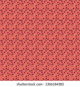 Design. Vector. Seamless pattern Heart, love. Anti stress valentine vintage decorative element. Hand drawn illustration on pink, brown, gray colors. Oriental ethnic pattern. Coloring book page design.